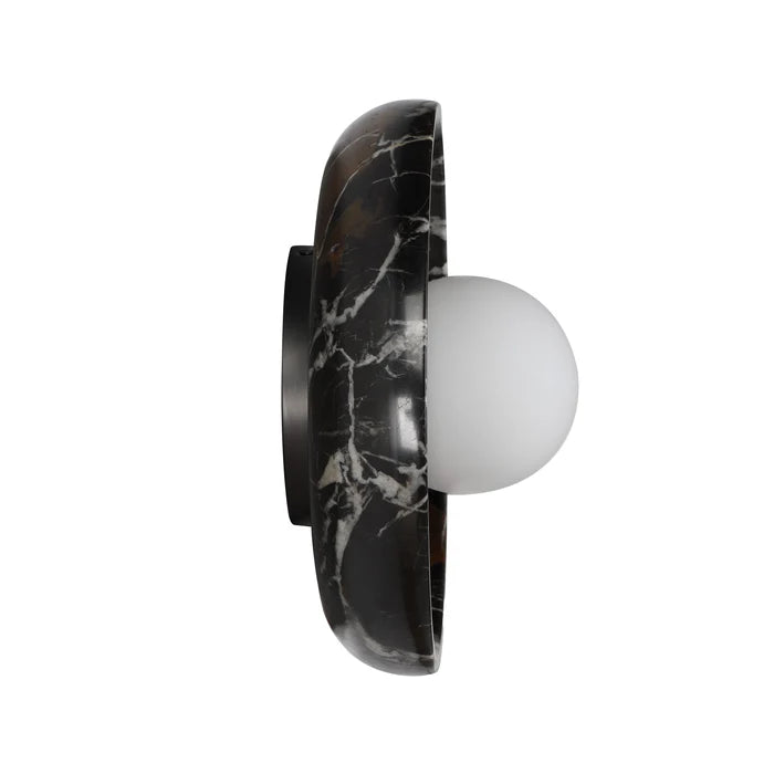 Myrtos Brown Marble Wall Sconce