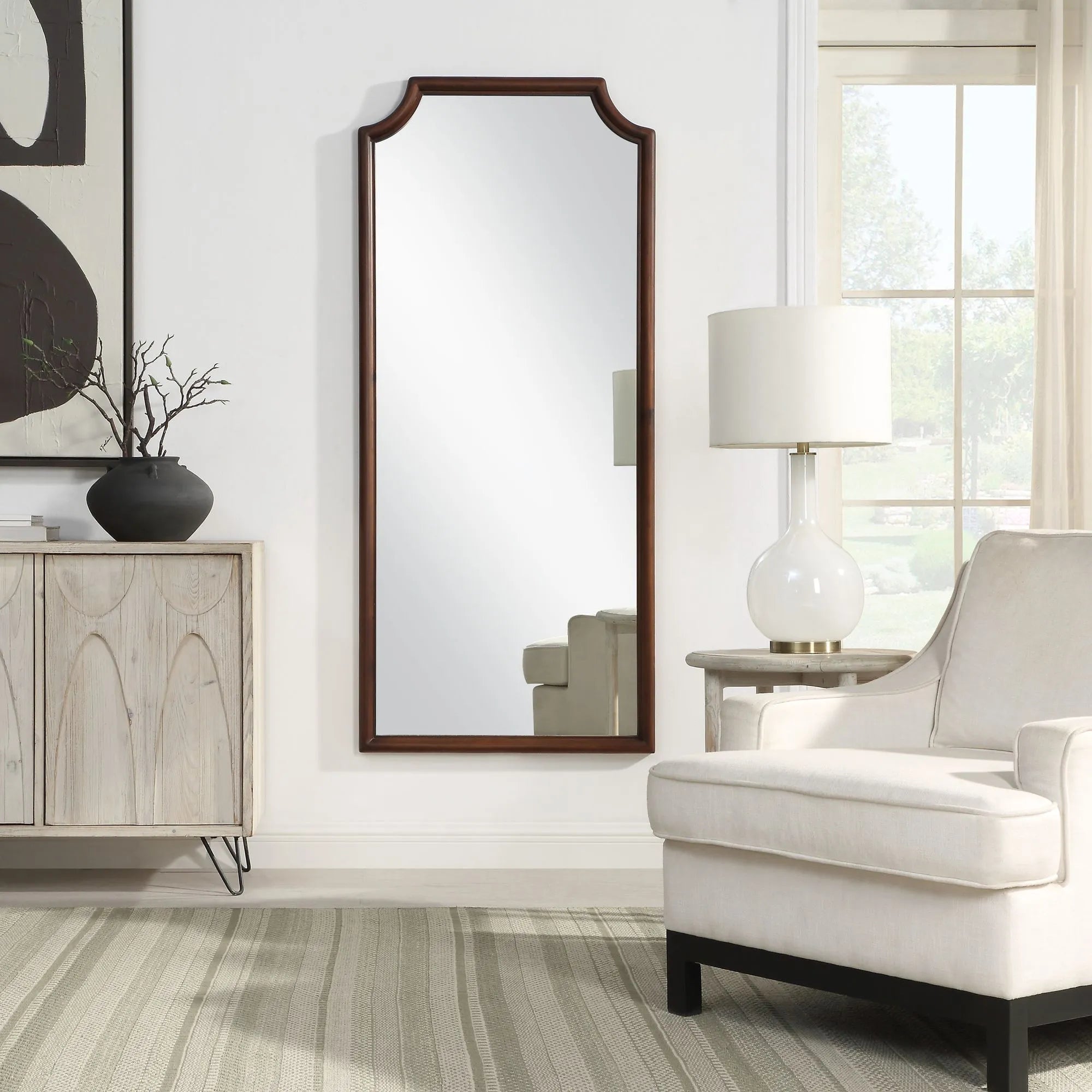 Otara Wood Full Length Mirror