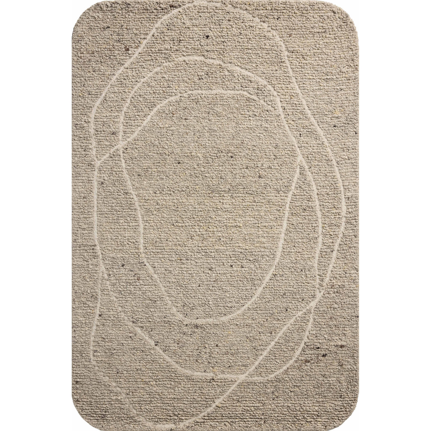 Otis Collection OTT-01 Oatmeal Ivory Rug