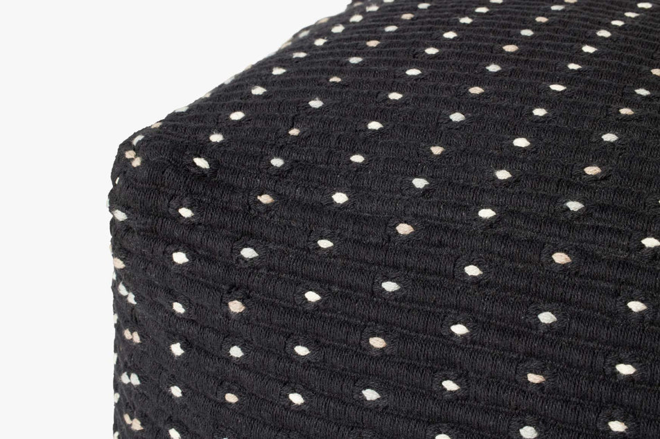 Black LPF-0039 Pouf