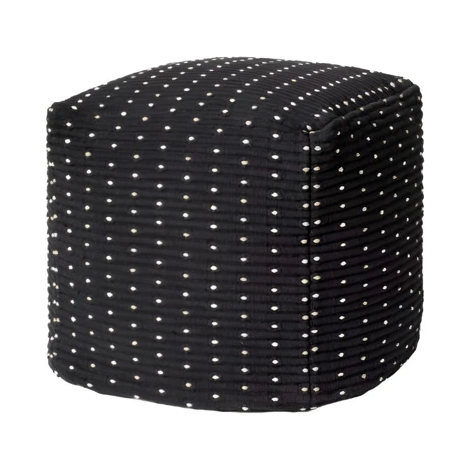 Black LPF-0039 Pouf