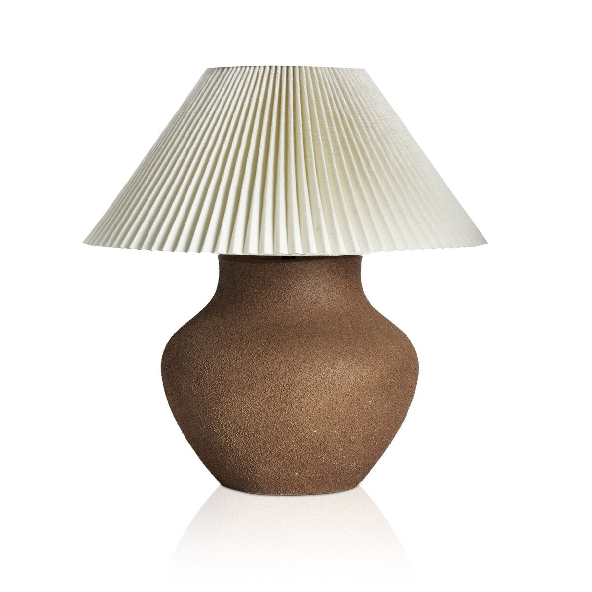 Parma Ceramic Dark Sand Table Lamp