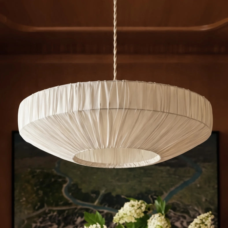 Plissé Pleated Fabric Pendant Light