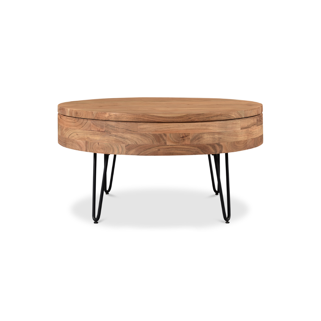 Privado Storage Coffee Table Natural - Reimagine Designs