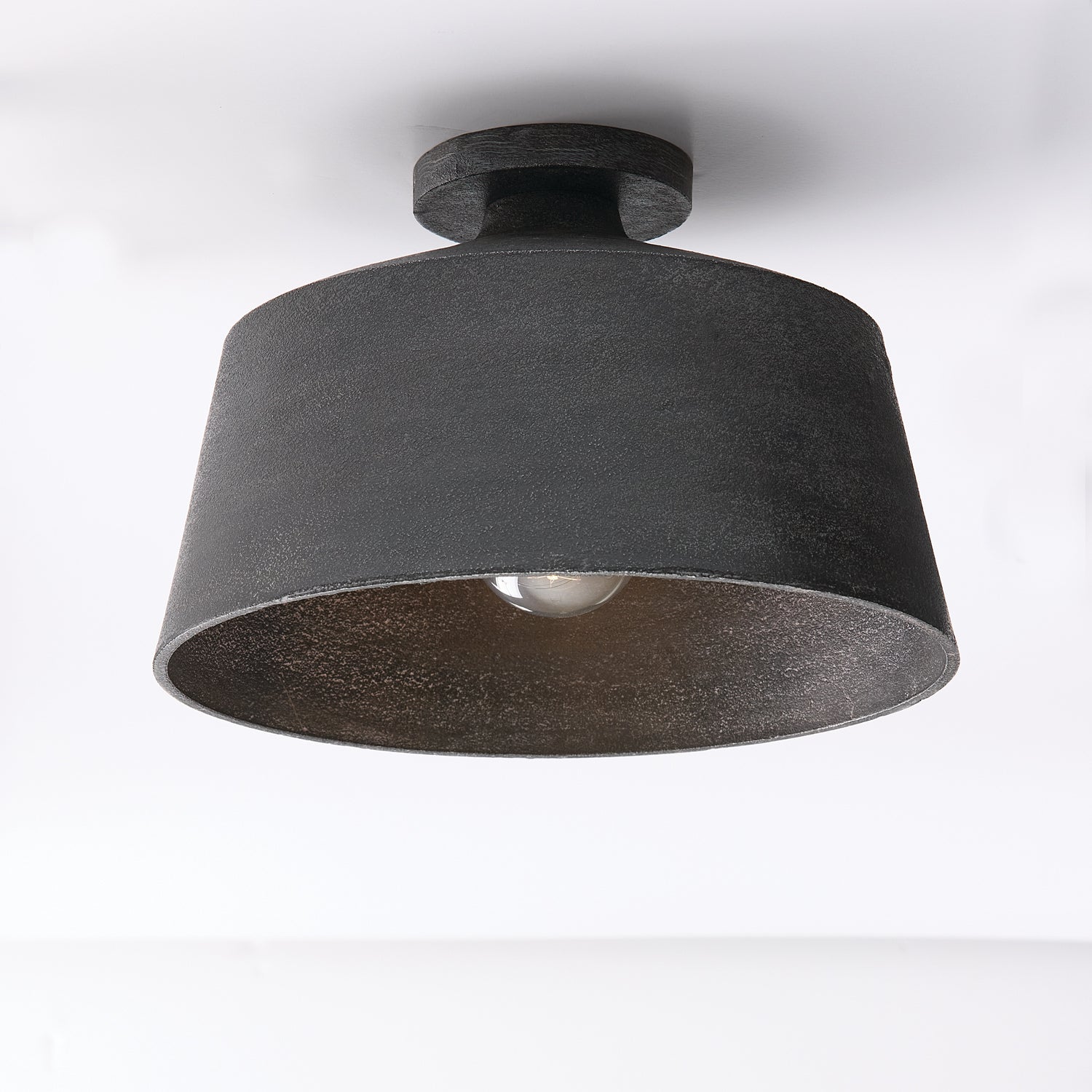 Quarry Semi Flush Light