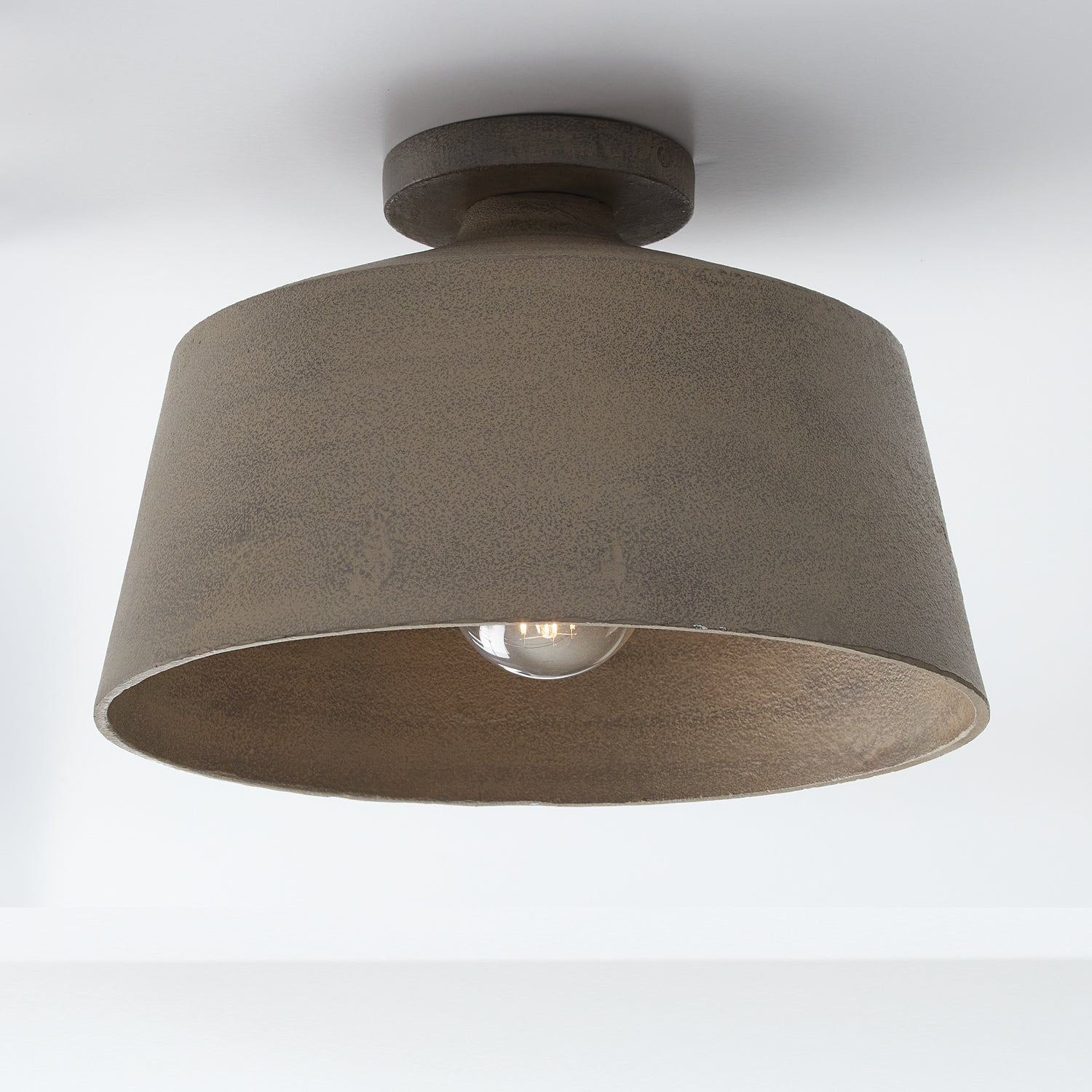 Quarry Semi Flush Light