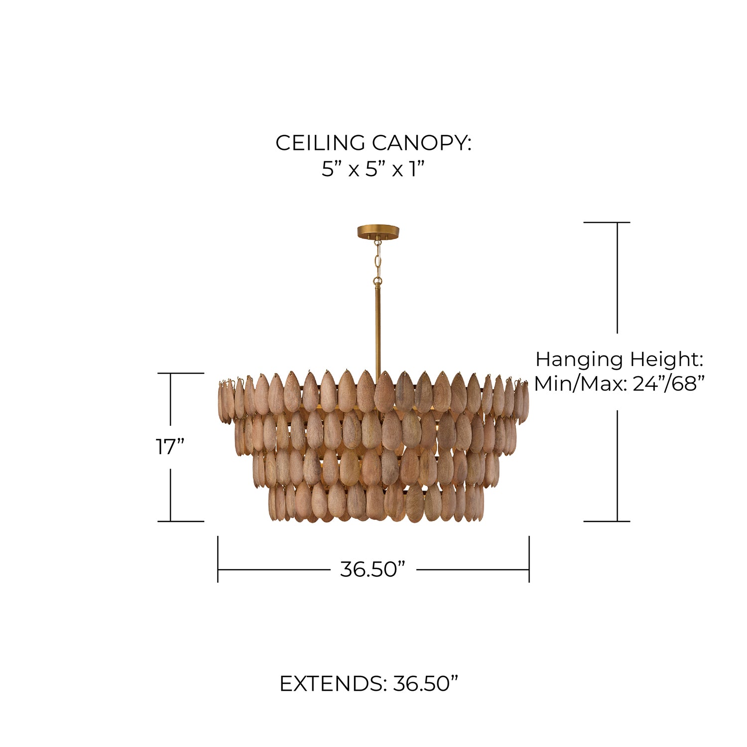 Ravi Wood Pendant
