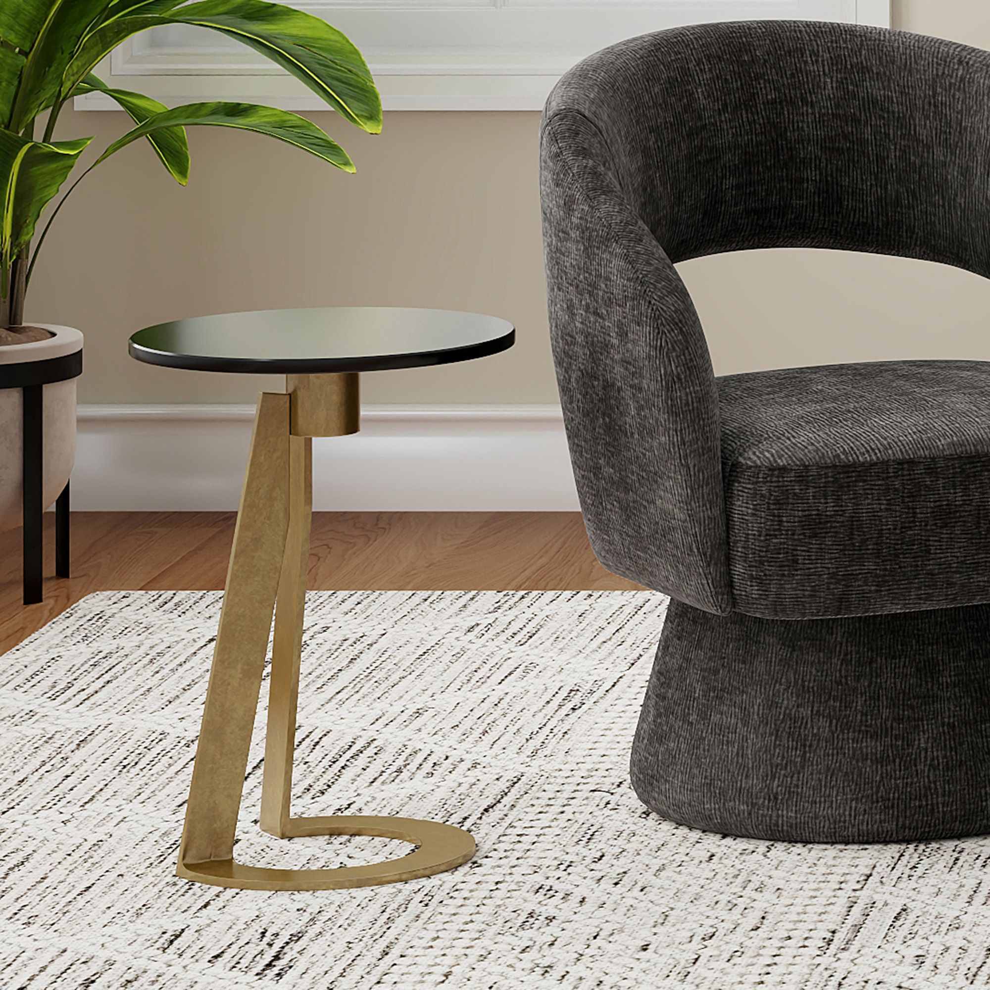 Devas Round Accent Table Reimagine Designs 
