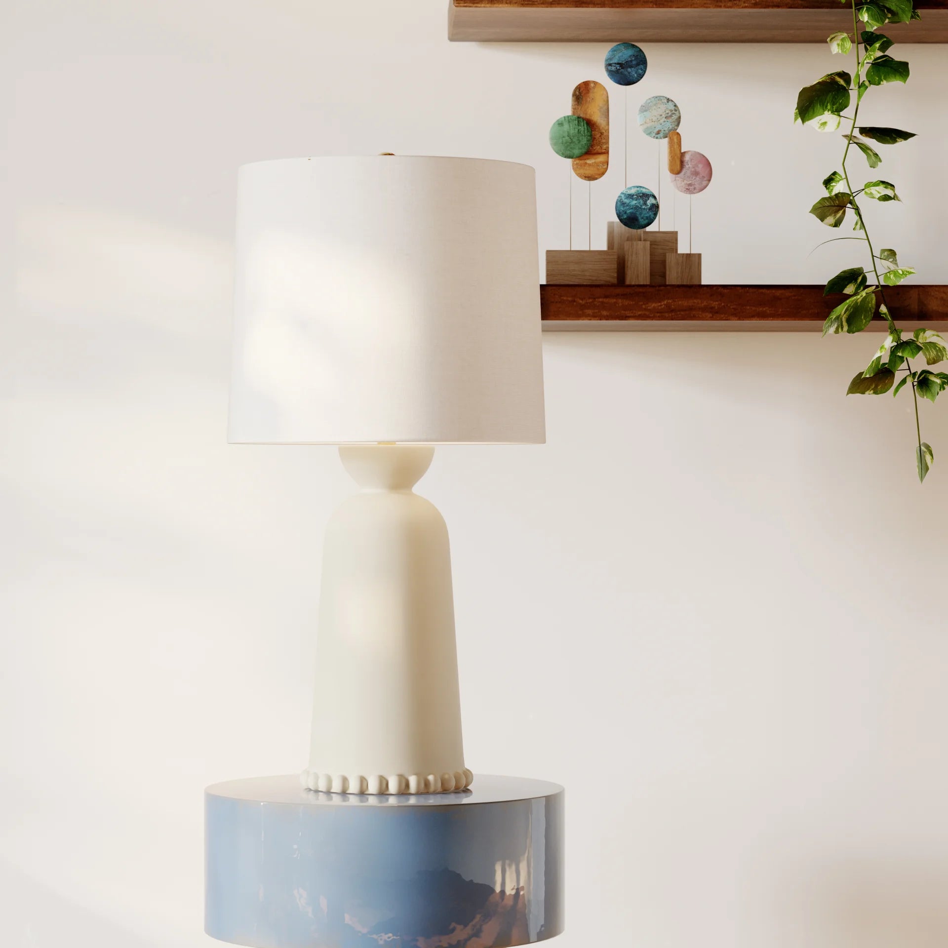 Rhea Table Lamp MItzi HL663201-AGB
