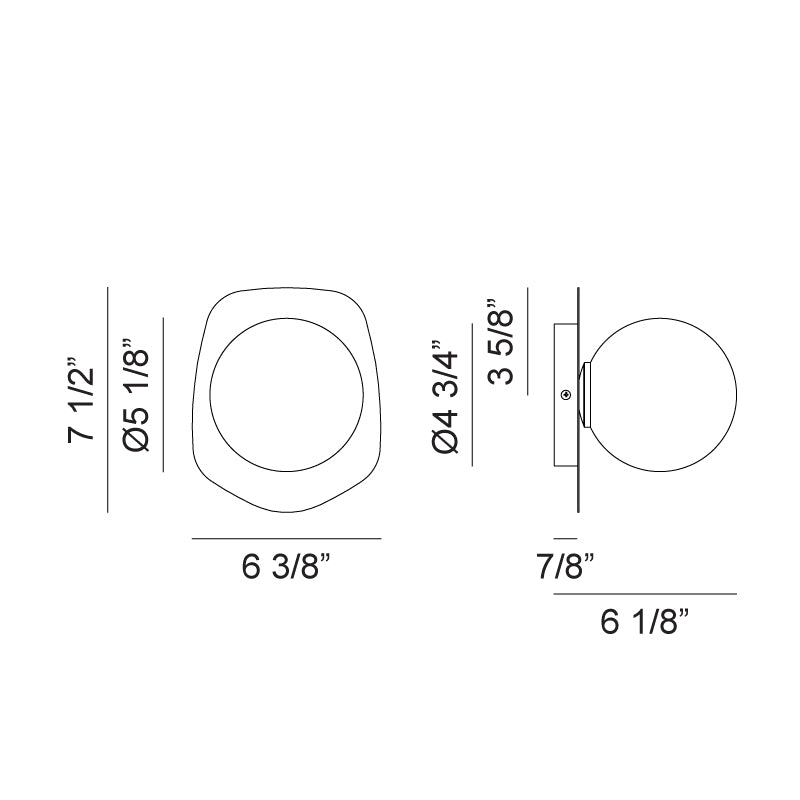 Razz Single Wall Sconce Light