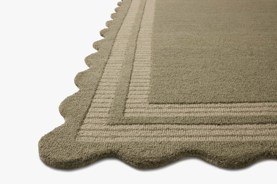 Scottie Olive Pebble Rug - Loloi - Reimagine Designs