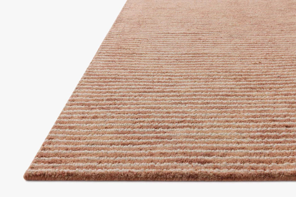 Sunday Terracotta Ivory Wool Rug - Reimagine Designs