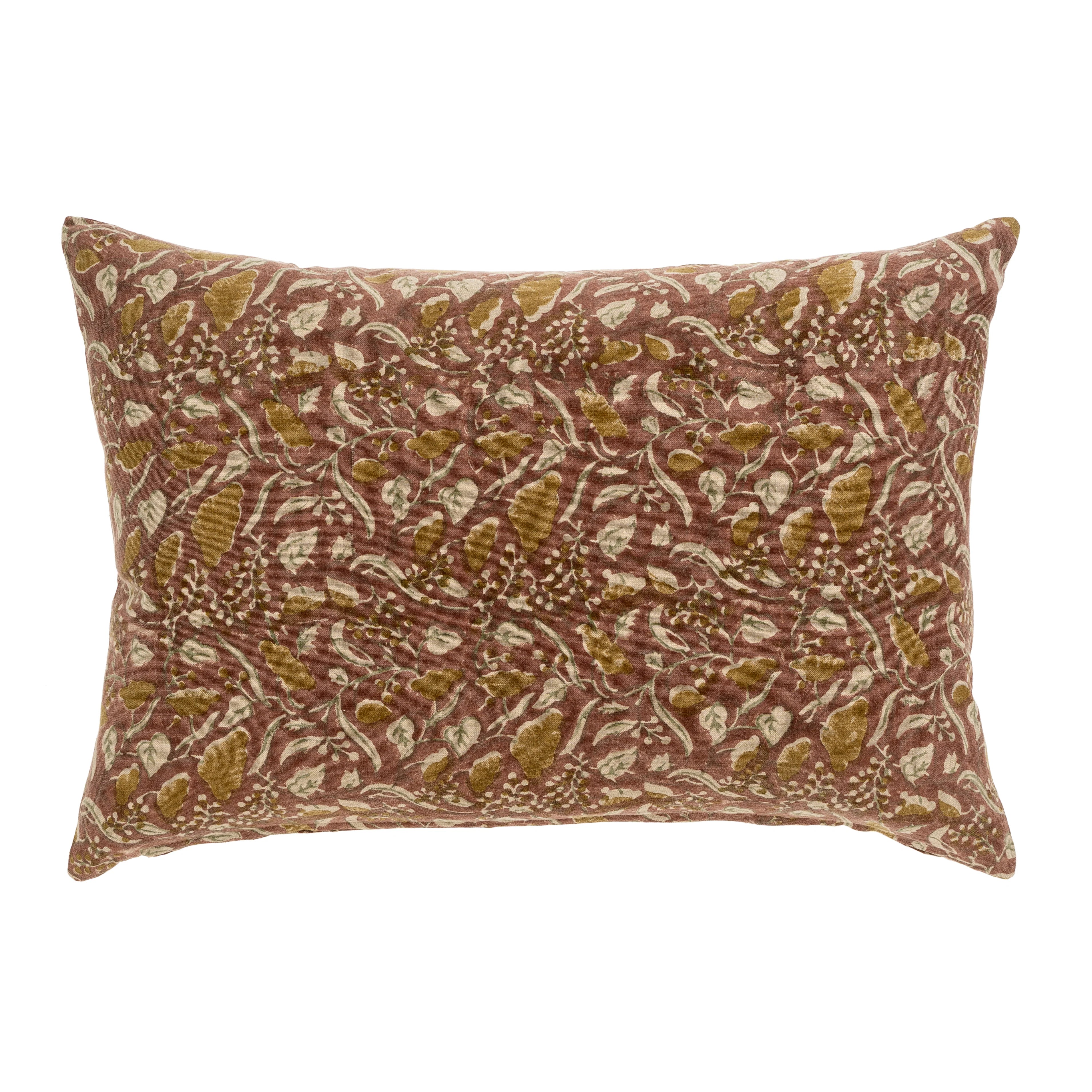 Sanya Block Print Pillow Reimagine Designs Canada