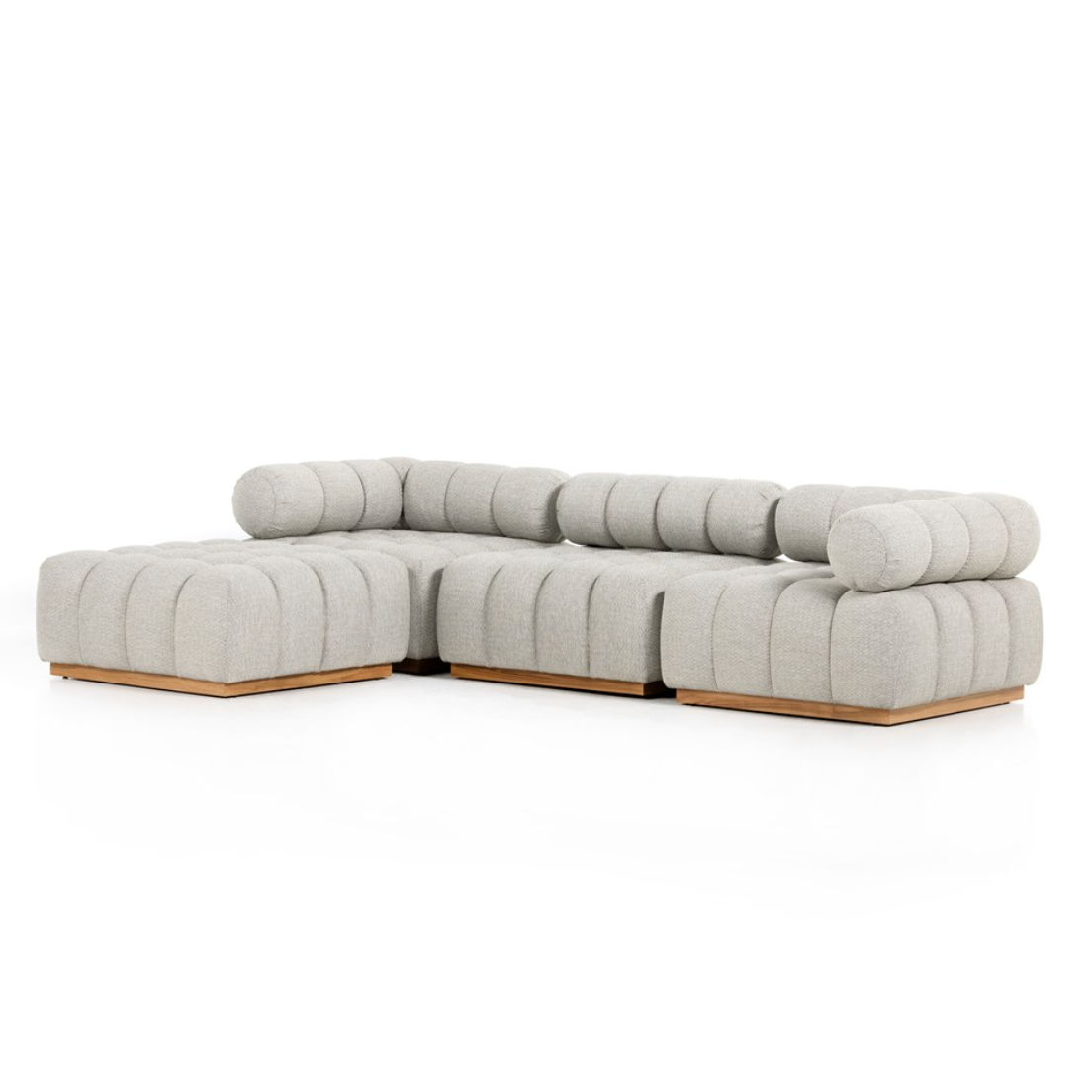 Roma Outdoor Ash Sectional 