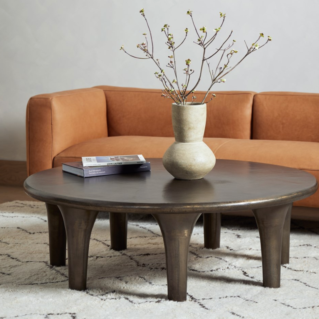 Kelden Aged Bronze Coffee Table Reimagine Designs