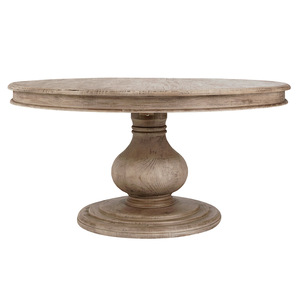 Baldwin Reclaimed Pine Round Dining Table Reimagine Designs