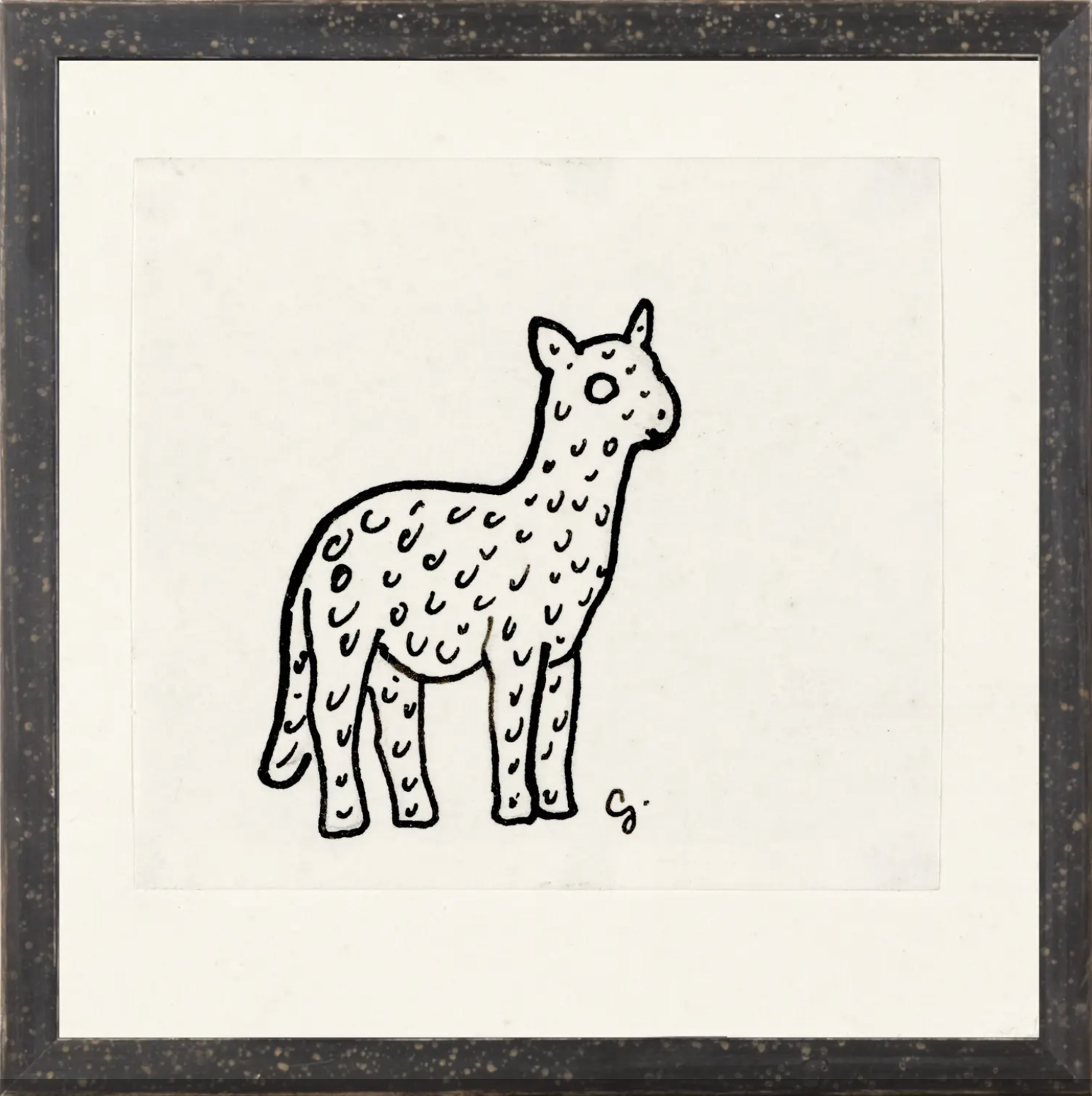 GESTEL, LAMB WALL ART PRINT - 1900