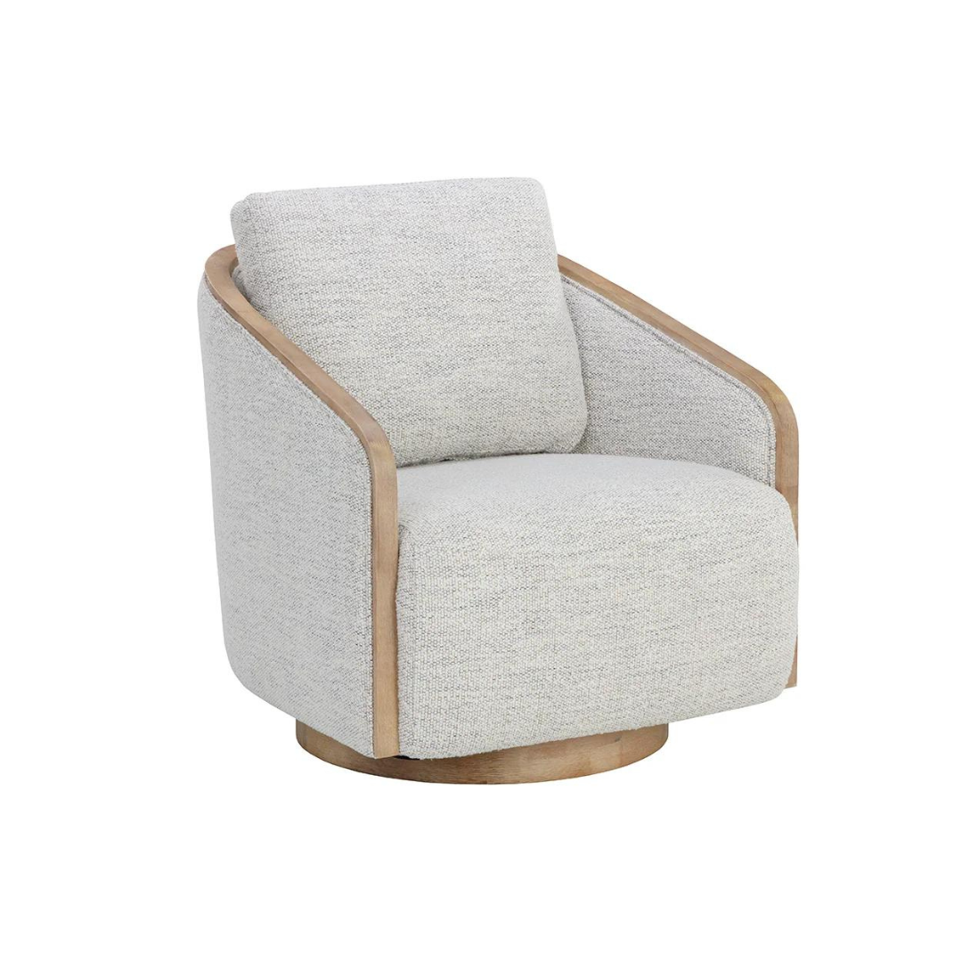 Sunpan Tasia Merino Swivel Lounge Chair