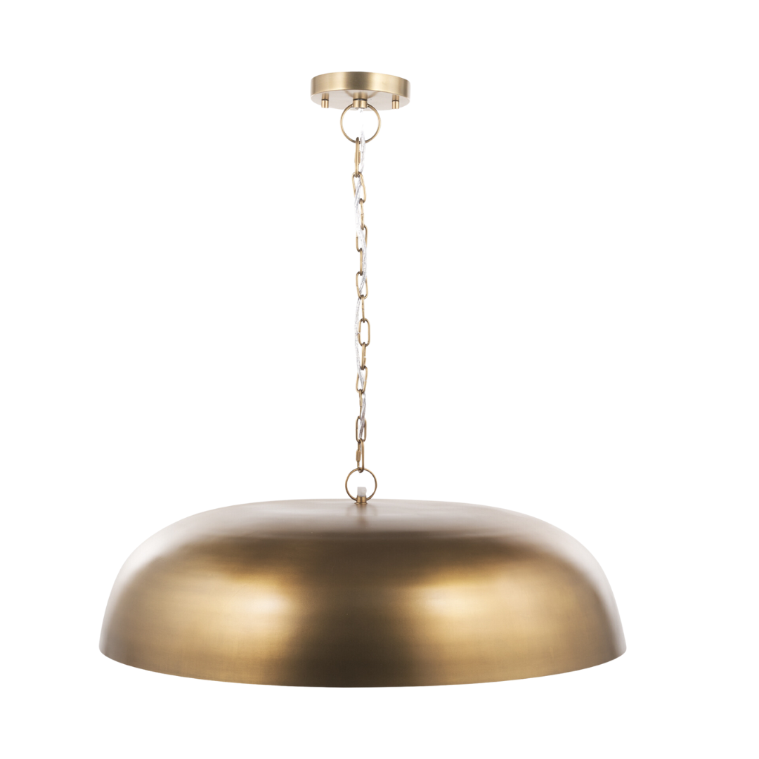 Sanne Antiqued Gold Pendant Light