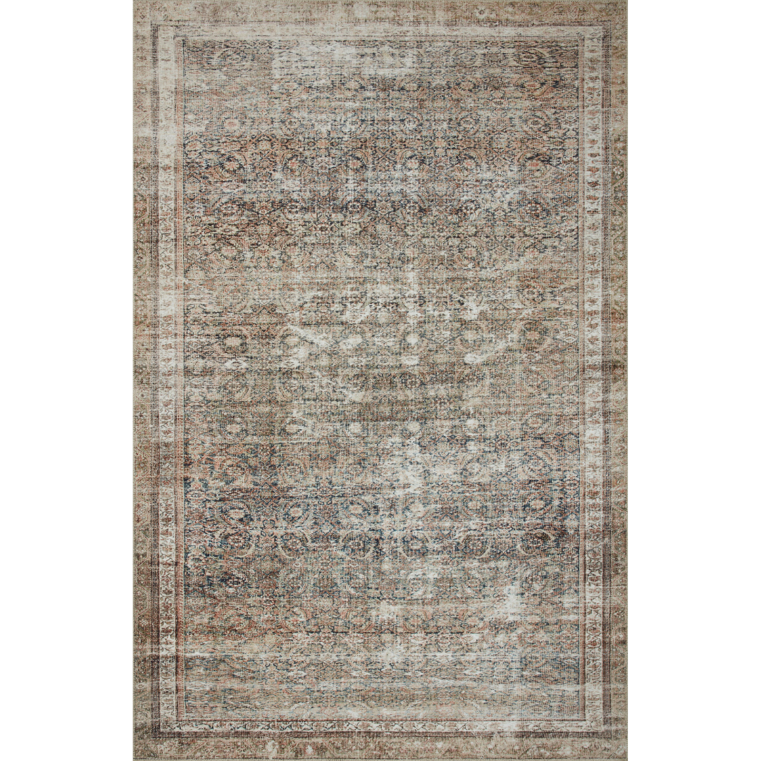 Chris Loves Julia Jules Ink Terracotta Rug