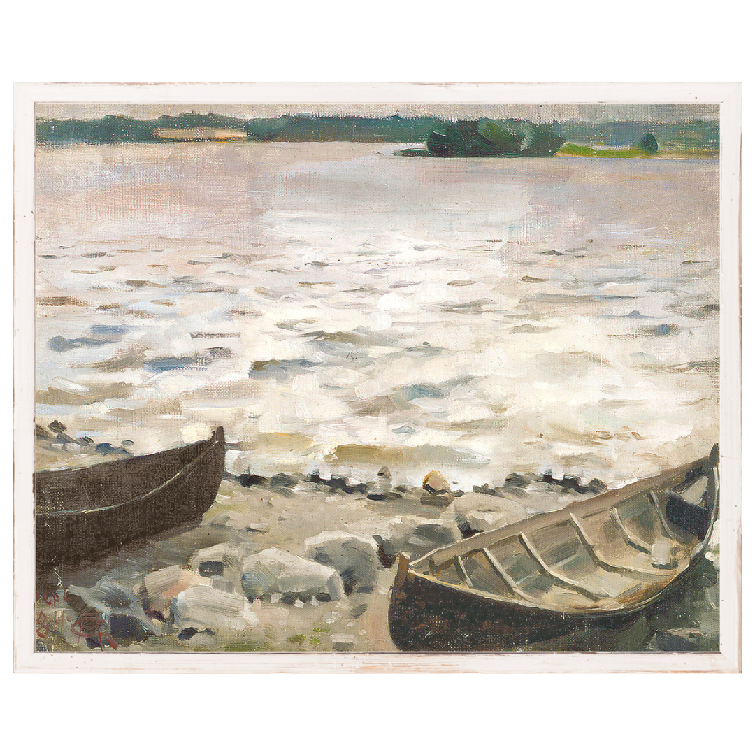 Northern Collection Boats on the Beach C. 1884 Artwork