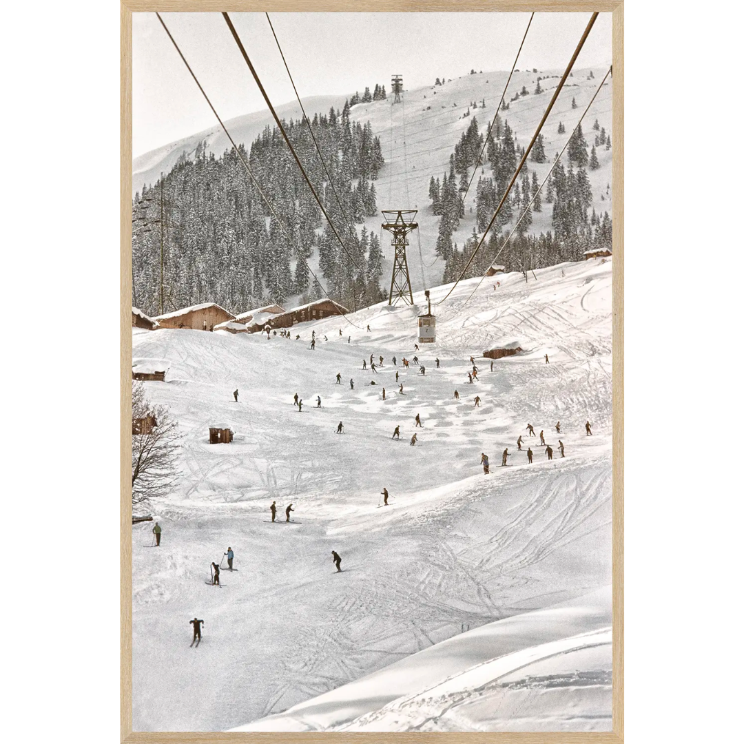 Ski – St. Anton, Austria I C. 1955 Wall Art Print