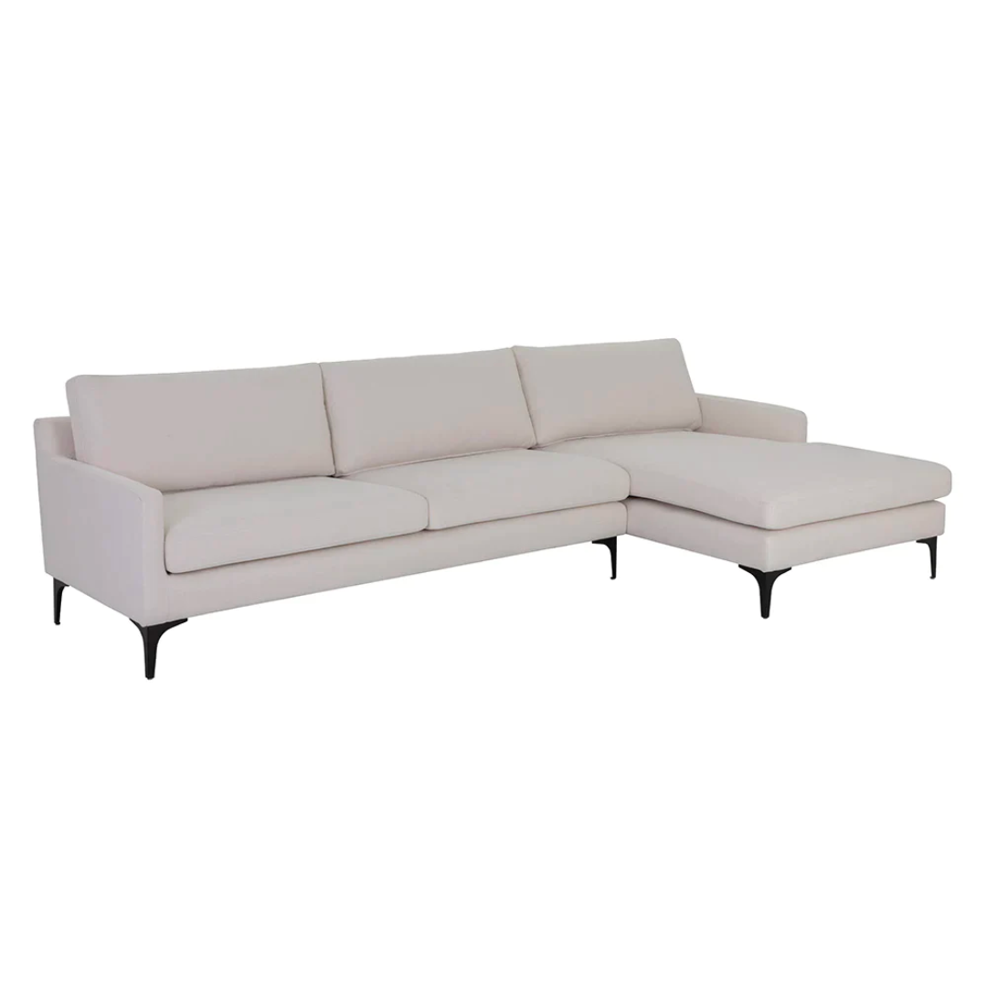 Andie Sandy Sofa Chaise 
