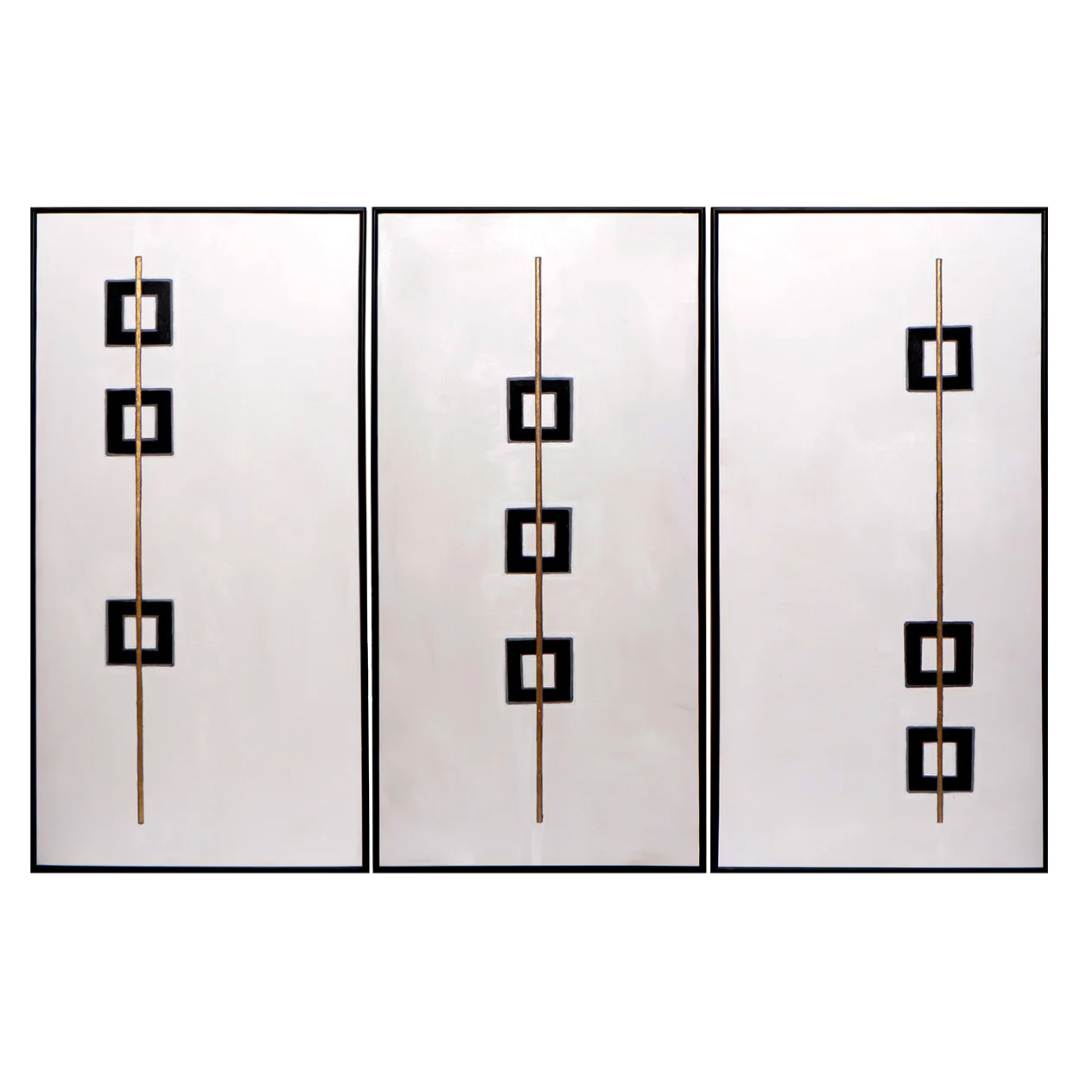 Boxed In Triptych Wall Art