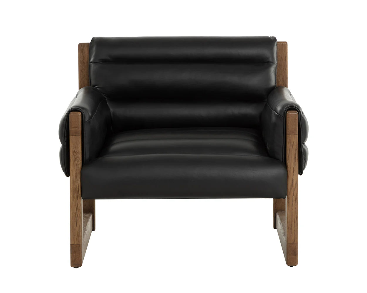 Sunpan Ferguson Vintage Black Lounge Chair