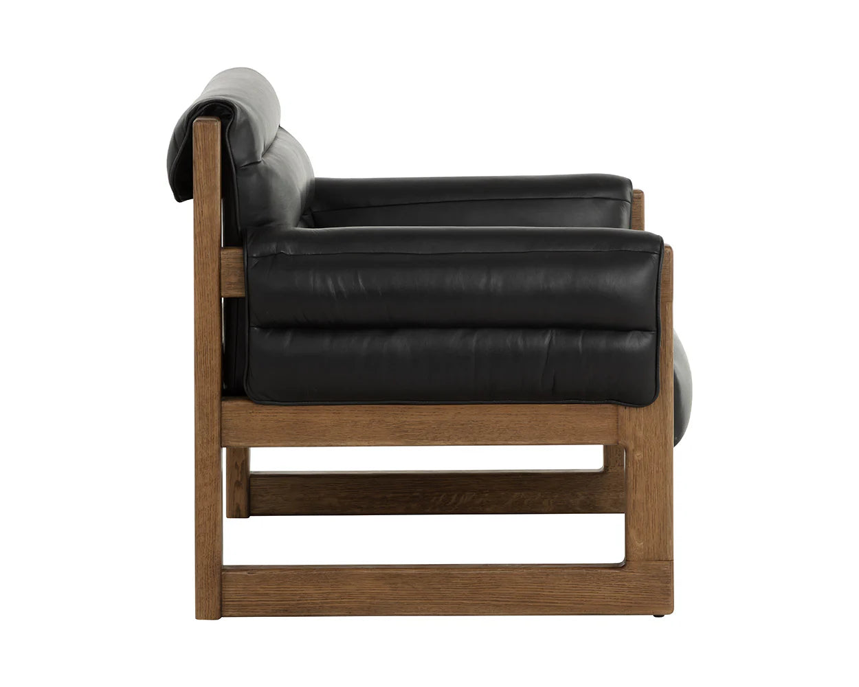 Sunpan Ferguson Vintage Black Lounge Chair