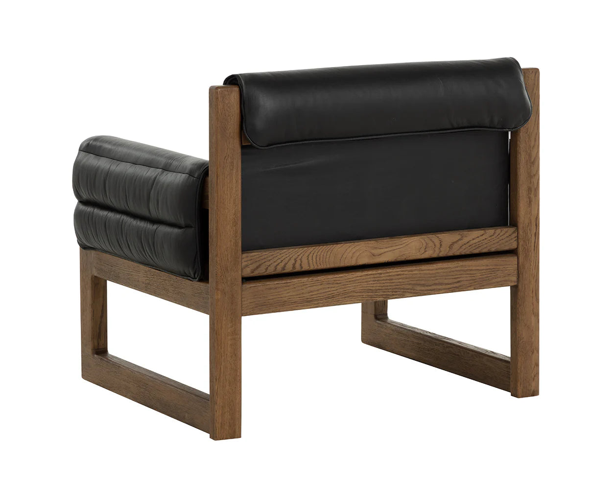 Sunpan Ferguson Vintage Black Lounge Chair