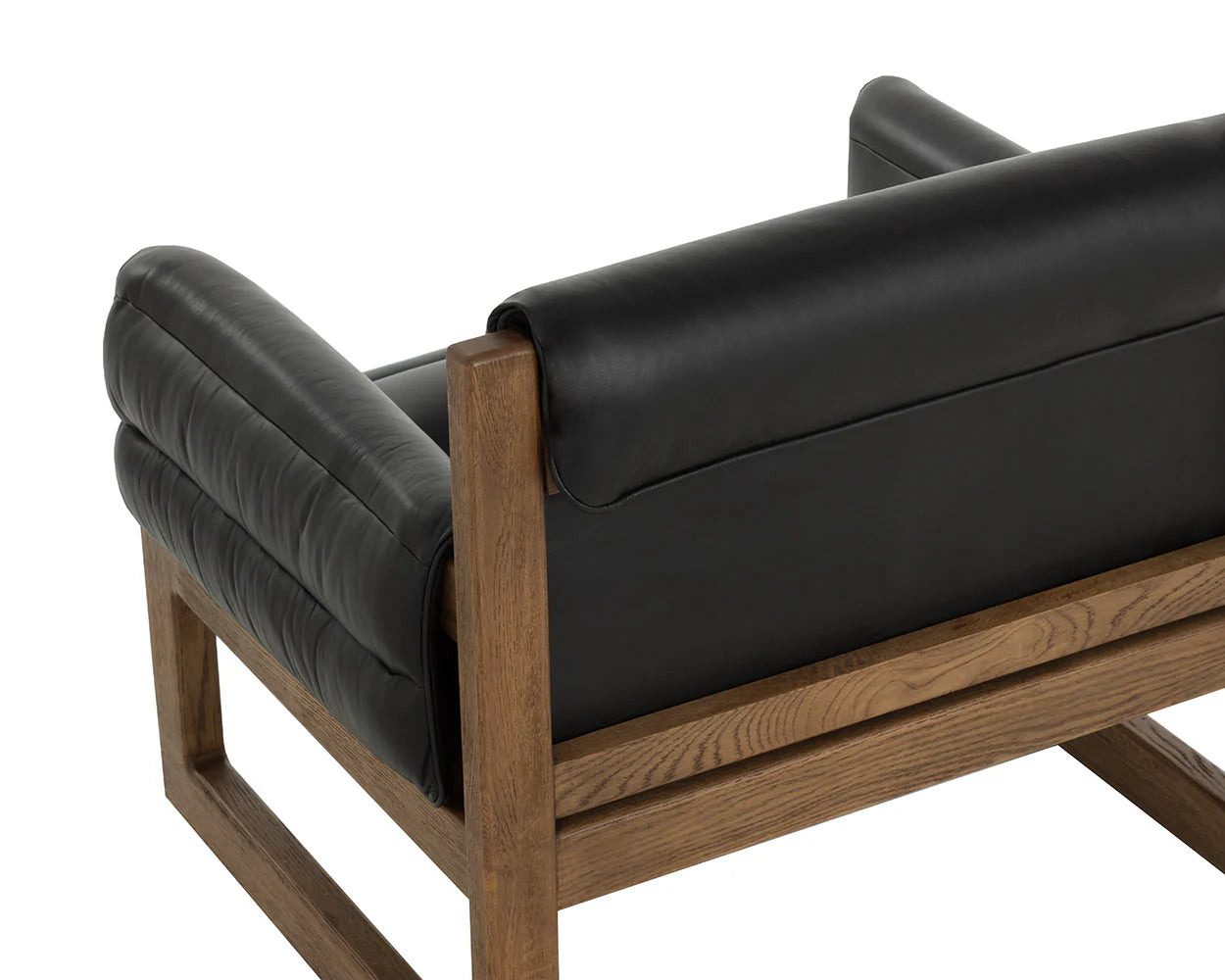 Sunpan Ferguson Vintage Black Lounge Chair