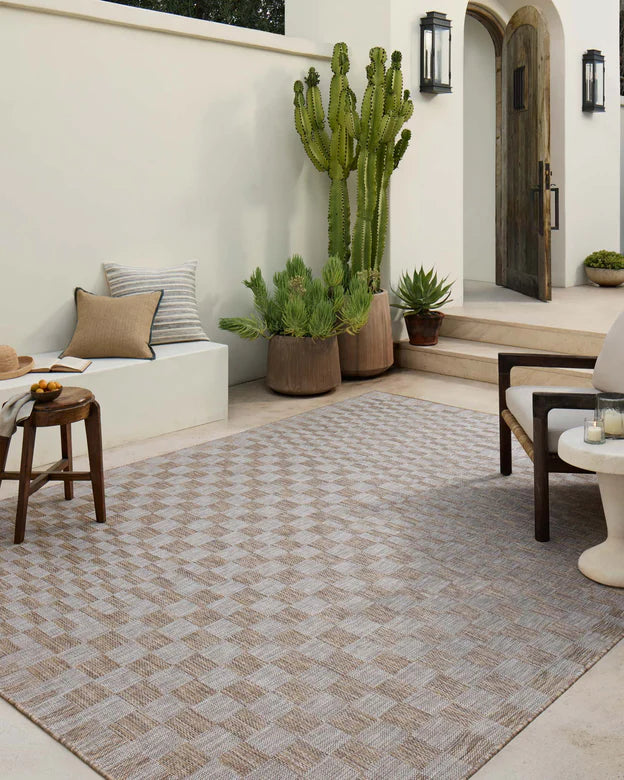 Loloi Topanga x Amber Lewis Natural Dove Indoor Outdoor Rugs