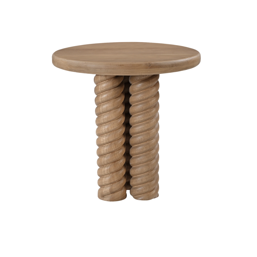 Treccia Side Table Oak x Gillian Segal