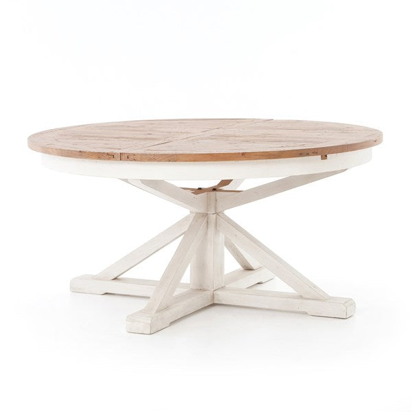 Cintra White Natural Extension Dining Table