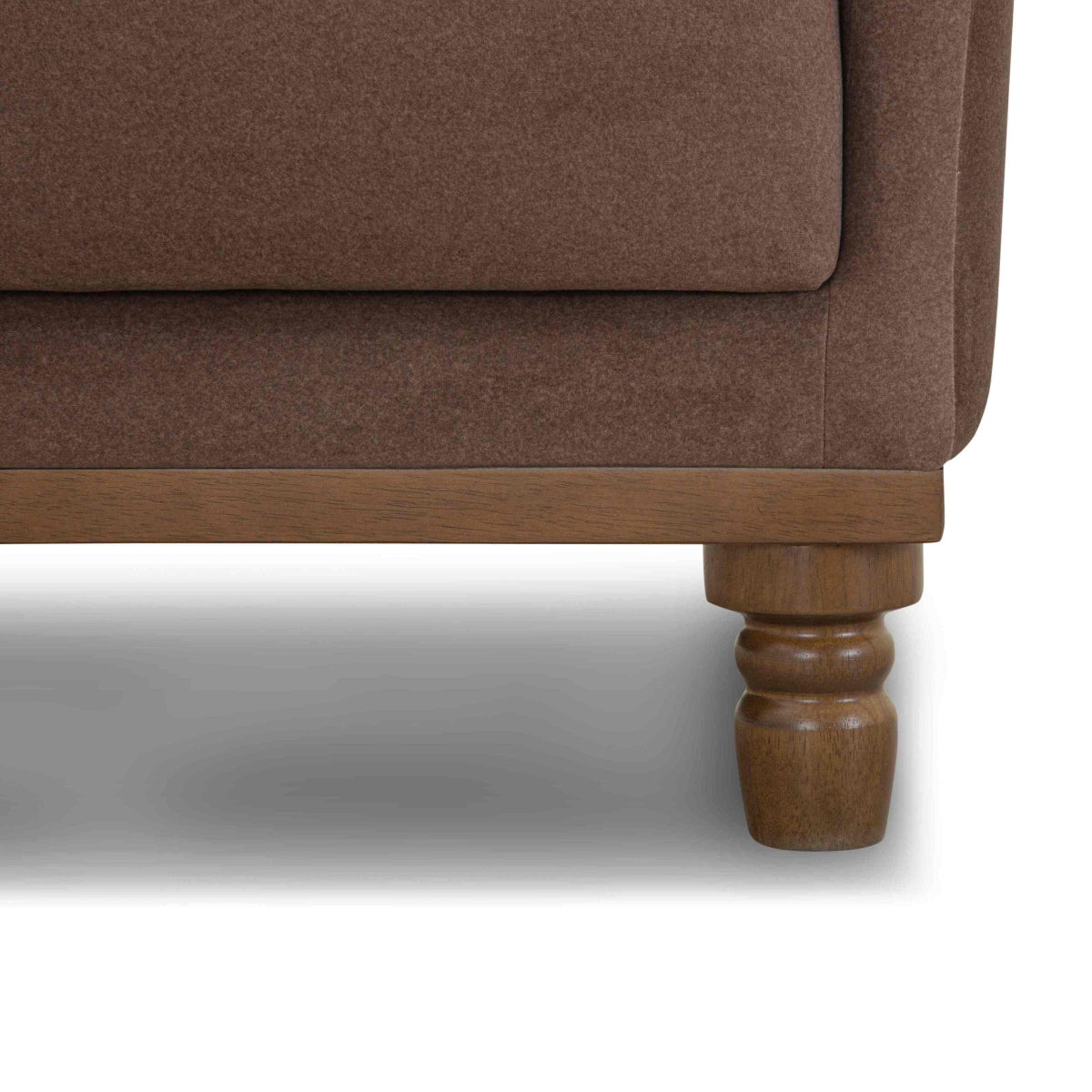 Velvet Coffee February Accent Chair