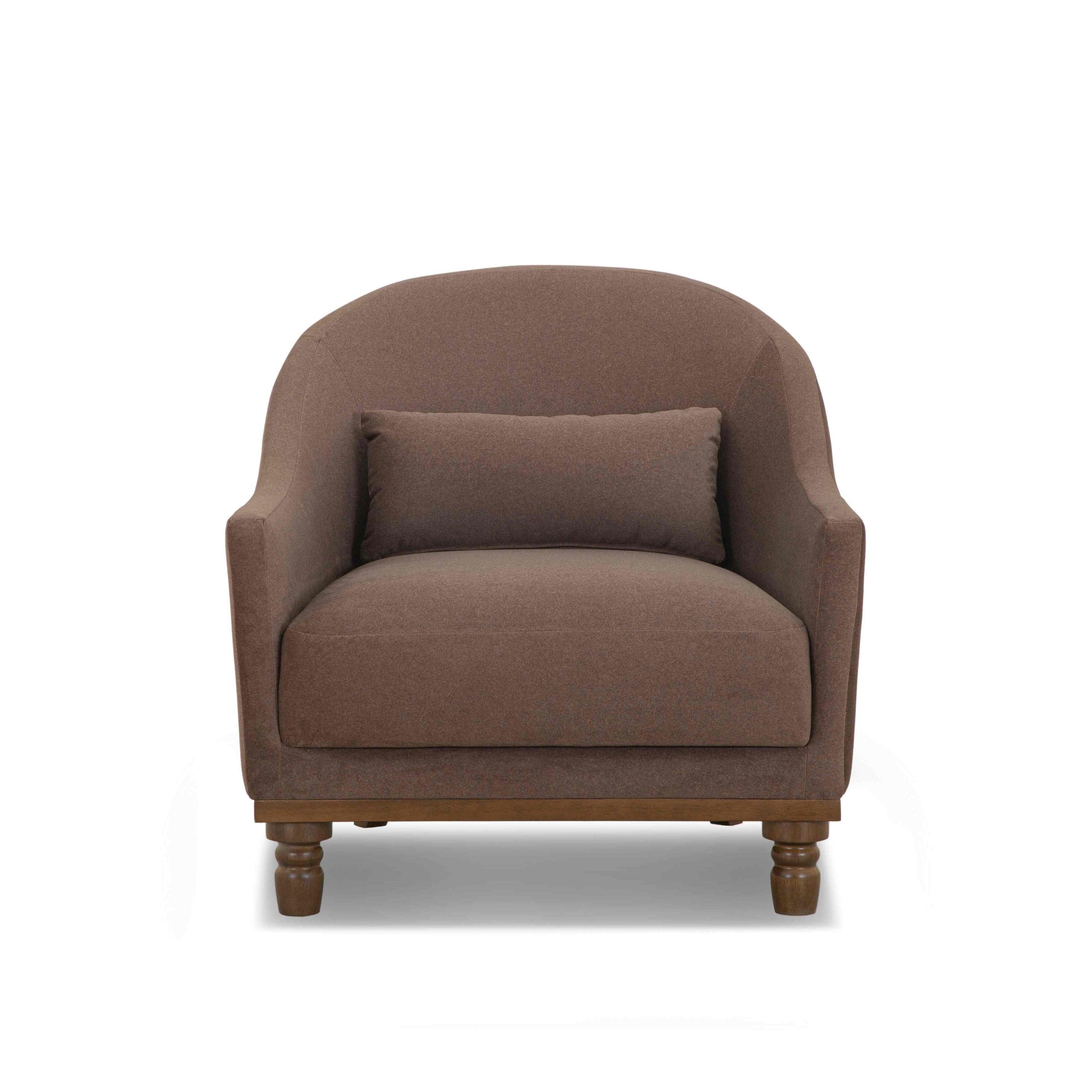 Velvet Coffee February Accent Chair