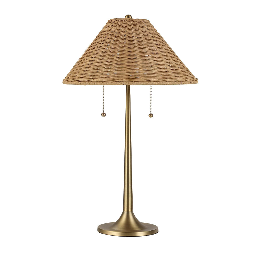 Viana Rattan Table Lamp