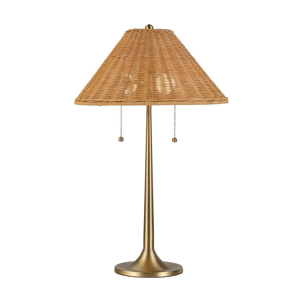 Viana Rattan Table Lamp