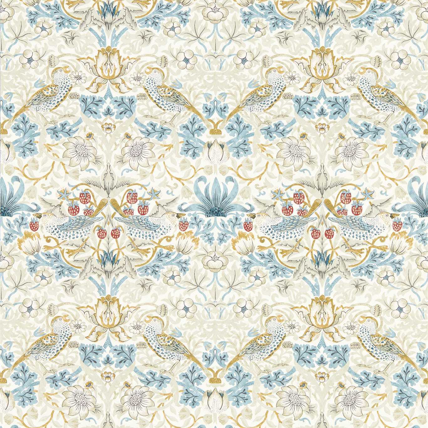 William Morris Strawberry Thief Wallpaper