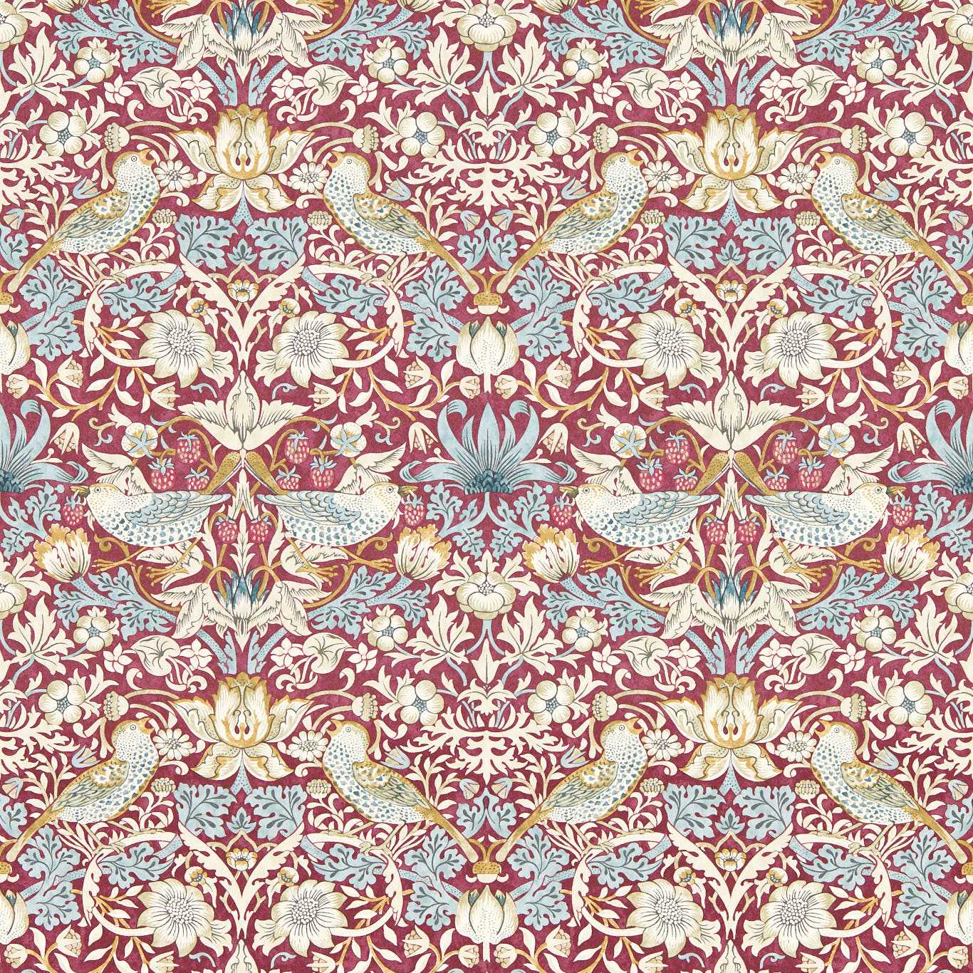 William Morris Strawberry Thief Wallpaper