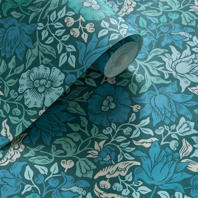 William Morris Mallow Collection Wallpaper