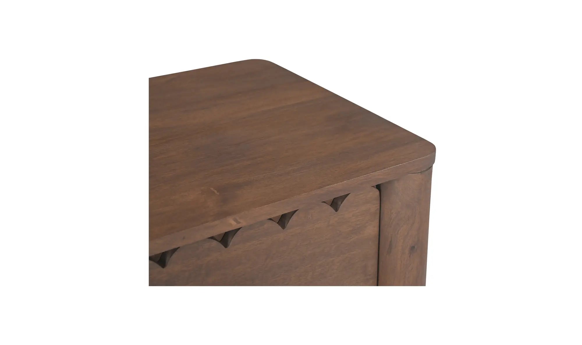Wiley Side Table Nightstand Vintage Brown