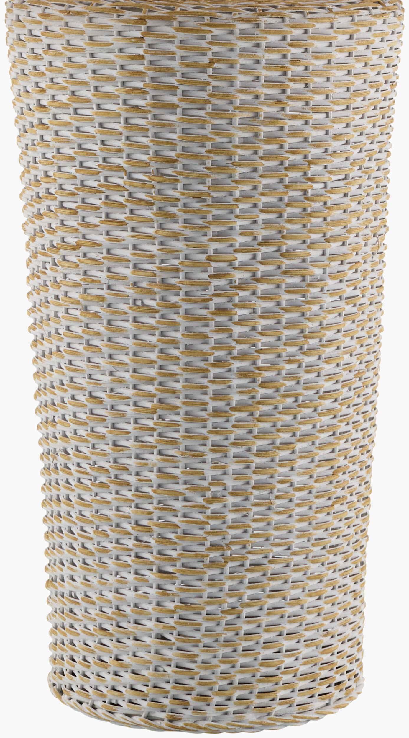 Allura White Rattan Table Lamp