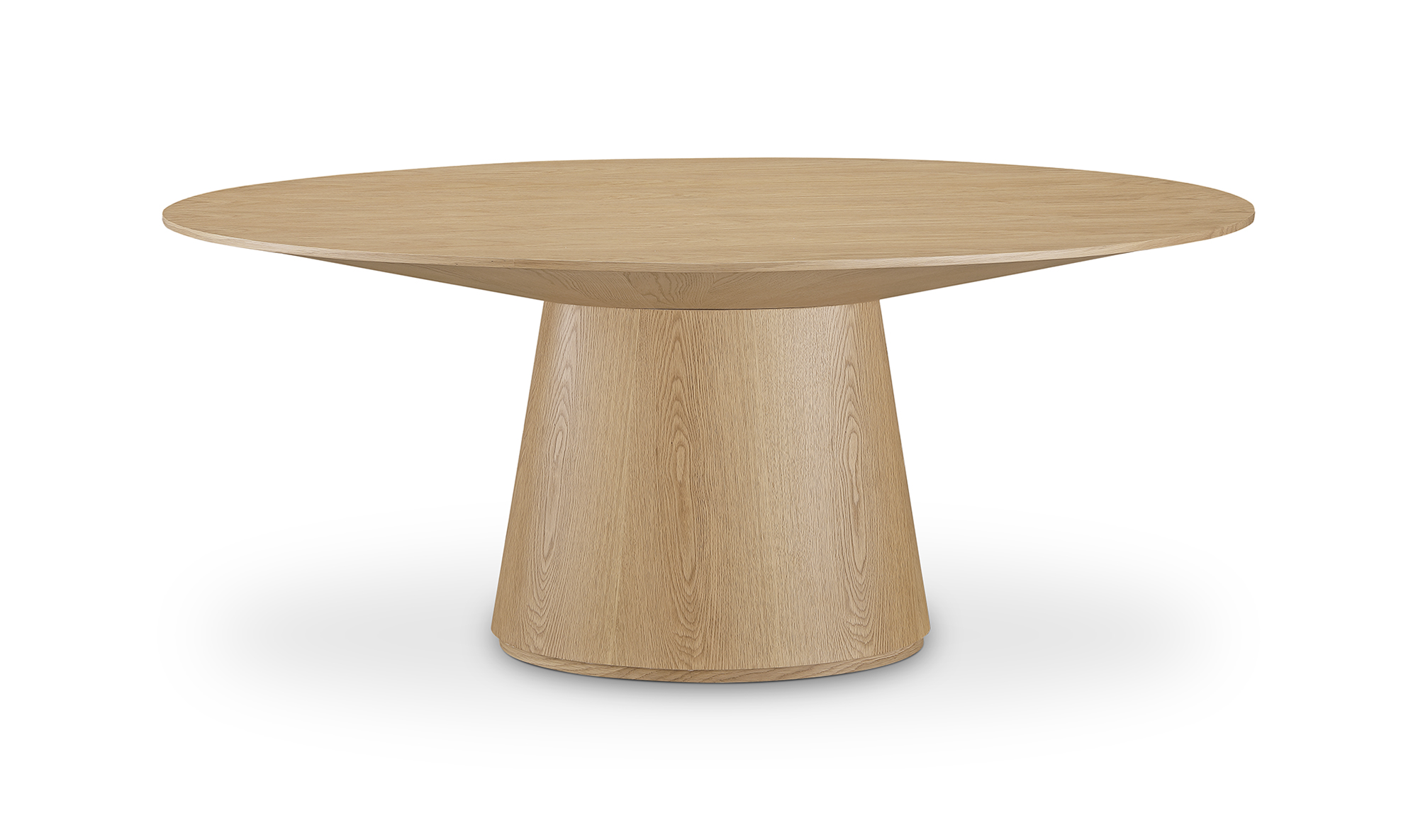 Otago Natural Oak Oval Dining Table - Reimagine Designs