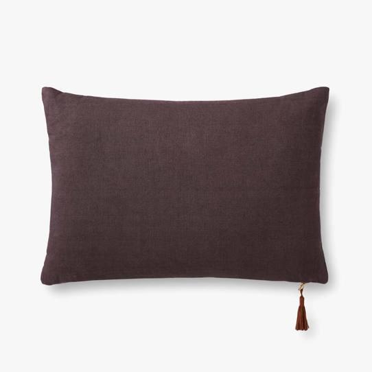 Magnolia Home 1153 Mocha/Plum Lumbar Pillow