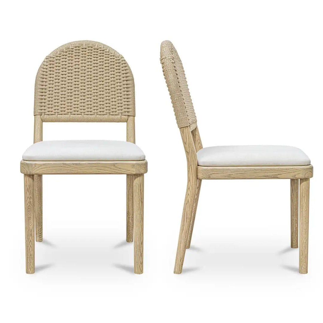 Claire Dining Chair Natural-Set of Two