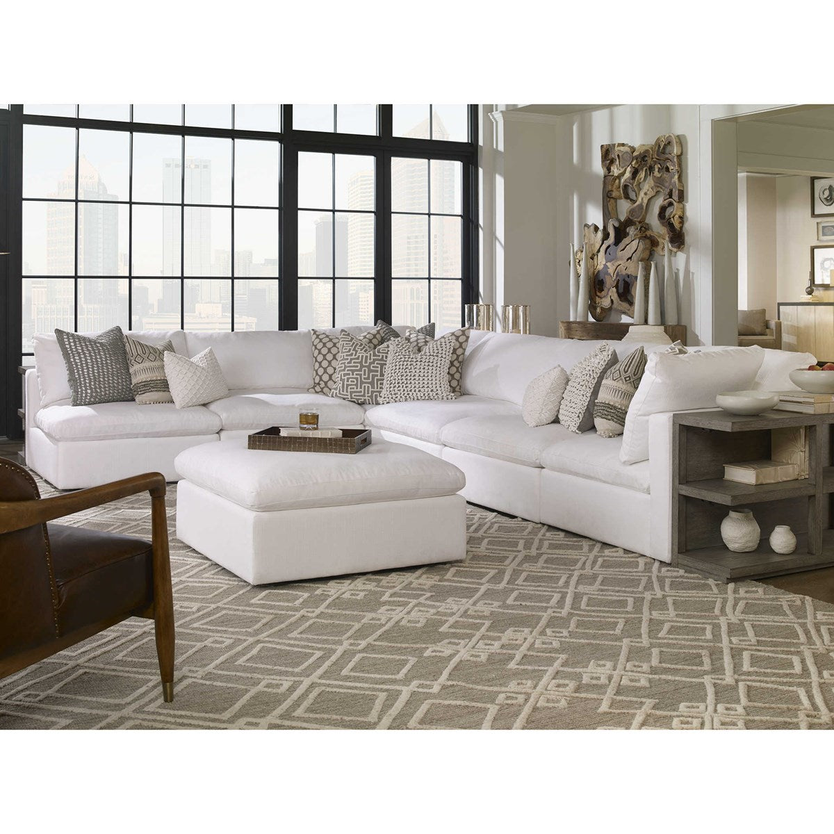 Haven White Sofa Collection