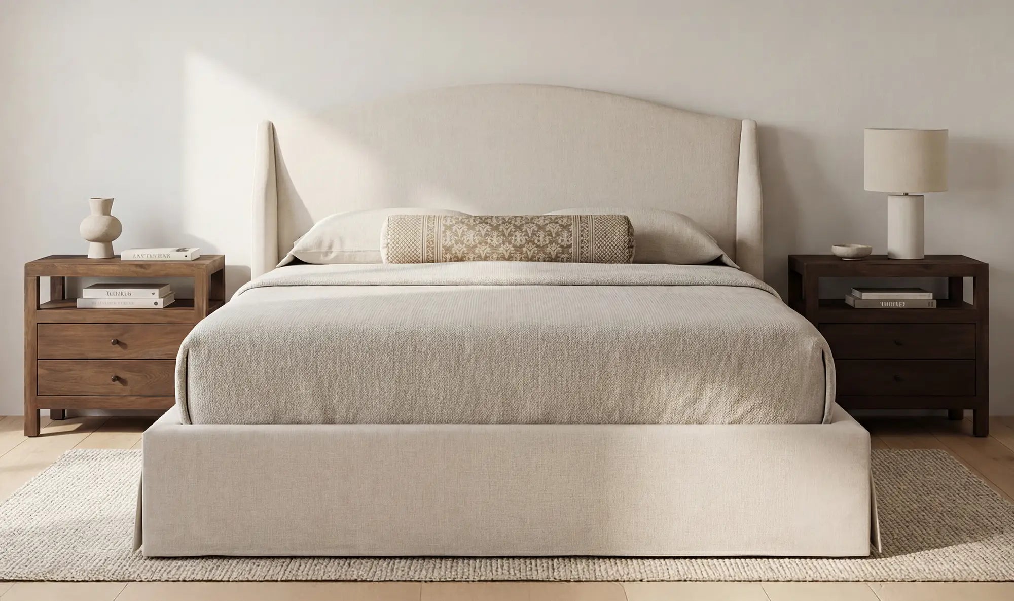 Weston Storage Bed Cream