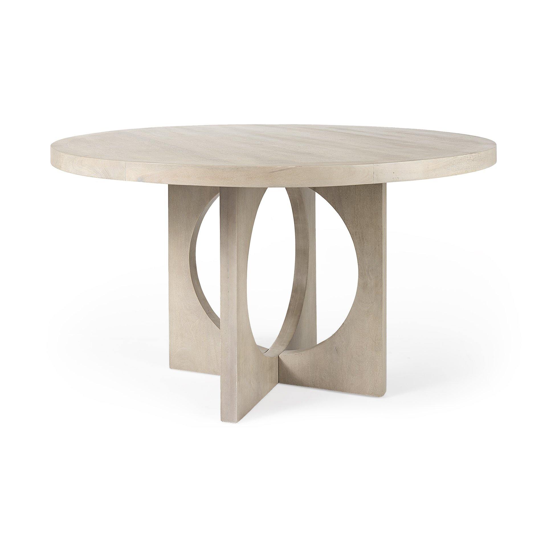 Liesl Natural Mango Wood Dining Table - Reimagine Designs - dining table, new